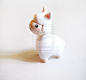 Kawaii White Alpaca Figure by mAd