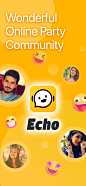 Echo-Group Voice Chat Rooms应用描述查询|Echo-Group Voice Chat Rooms应用截图查询|Echo-Group Voice Chat Rooms应用包信息|Echo-Group Voice Chat Rooms版本记录查询