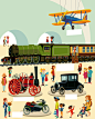 Travel Sticker Book : Travel Sticker Book illustrations. Copyright Usborne 2018