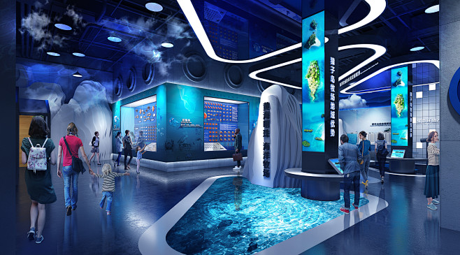 Marine Museum 博物馆 展厅...
