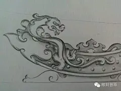 玉雕师珍藏的仿古设计图搞！太美了