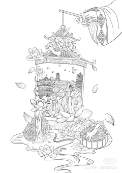 屿min采集到插画线稿
