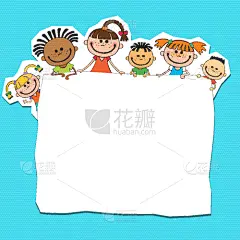 儿童,在之后,布告,人,男孩,女孩,可爱的,概念,友谊,窥视