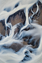 Aerial Photography drone iceland Landscape Nature photographer Photography  rivers fine art abstract