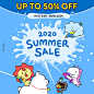 #LIINEFRIENDS# #SUMMERSALE#
ROY6超话 夏日福利来袭
谁都无法抗拒的最高可达5折的优惠盛宴！
7/17～8/2来LIINE FRIENDS官方商城及线下门店嗨购一夏吧！
线上商城还有满额返券、惊喜好礼，等你来一一解锁～
LINE FRIENDS线下活动门店：上海淮海店/成都太古里店
LINEFRIENDS官方商城 ​​​​...展开全文c
