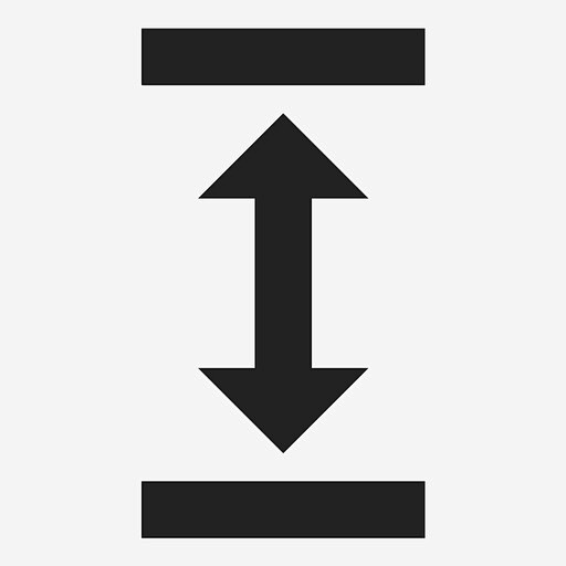 高度升高降低图标_88ICON https://88icon.com 高度 升高 降低 长度 间隔 英尺 距离 间隙 调整 大小 大图标