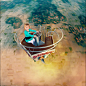 【罗马尼亚摄影师Ionut Caras超现实主义的创意儿童摄影作品】
Caras Ionut 来自罗马尼亚的雅西。他起初是一位船员，后来爱上了摄影。他以超现实主义概念摄影闻名，并擅长通过后期处理将梦境般的效果寓于艺术作品中。在这组以小女孩为主角的摄影作品中，摄影师将孩子置于不同的梦幻场景，由此展开了一场梦中奇遇记。故事充满张力，趣味十足，让观者的心能随之融化。