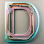 AXIS : AXISResearch on some letters i made for 36DaysOfType edition 4.Every letter refers to 70's and 80's design, using concrete, resin and metallic materials.My love for math is predominant in this project.