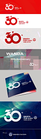 Wanda 30th anniversary logo design: