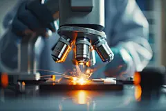 电子台式显微镜图片摄影图