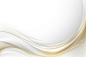 futuristic white and gold color flowing waving background wallpaper