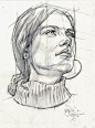 PERSPECTIVE FEMALE HEAD by AbdonJRomero on DeviantArt