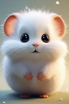 小仓鼠Q版动物形象