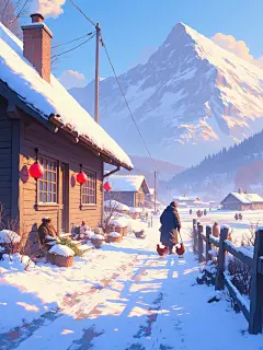 瑞雪映祥福