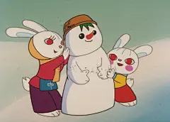 《雪孩子》
导演：林文肖
观看影片：

影片介绍
《雪孩子》讲述了一个友情与勇气的故事：白兔妈妈出门前给小白兔堆了个雪孩子陪他玩耍，后来小白兔睡着时着火了，雪孩子为救小白兔，奋不顾身地冲进了房子救出小白兔，自己却融化了。

影片人物形象天真可爱，音乐优美动听，感人的故事影响了一代又一代的孩子。

获得奖项
1980

文化部优秀美术片奖
