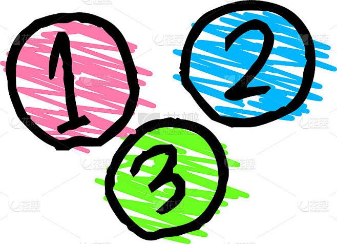 孩子们画的123个数字