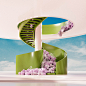 CGI Blooming Typographic - 36 Days of Type 2023@山卡拉叔叔