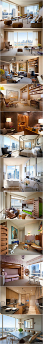 ◆我爱我家◆ 美国纽约中央公园公寓室内设计~~~更多家居美图，欢迎关注@时尚家居精选