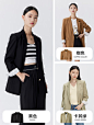 迪赛尼斯小西服女通勤2022春装新款轻薄质感气质黑色小西装女外套