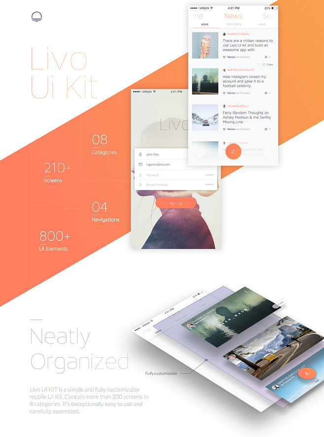 Livo UI Kit : Livo U...