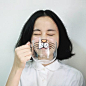 【A Huan】yizi 圆形大容量 灯工玻璃杯 猫咪款