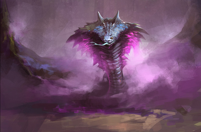 筱小敏-liy从原画人转采于2019-05-14 17:19:01毒雾蛇魔兽筱小敏-liy