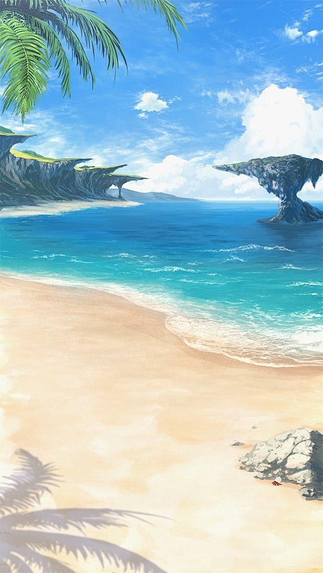 #風景 海背景 - 出雲寺ぜんすけ的插画