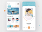 音乐应用程序唱歌专辑trello播客视频艺术家播放音乐卡配置文件移动卡ios ui清洁应用程序