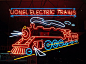 Lionel Electric Trains neon sign at Hobby Station - Kirkwood, MO_P1090856