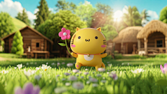 BabyMocmoc采集到Hamicat哈咪猫电脑壁纸