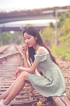 【有图】人像 | 铁路-蜂鸟网 : 【有图】摄影：王邦涛（TIMAN）出镜：欣欣