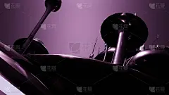 一个抽象的科幻背景的3d渲染插图。用于名片模板、名片、邀请函、广告、横幅、商业用途