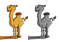 "疯狂的骆驼"卡通形象设计