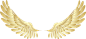 金色翅膀图片PNG免抠素材 翅膀