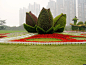 上海世纪公园绿色雕塑
