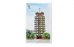 创意旅行纪念品明信片 河南开封郑州旅游景点中原城市手绘创意卡片彩绘贺卡-tmall.com天猫