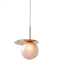 Umbra pendant pink / polished brass