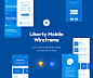 Liberty Mobile Wireframe Kit on Behance