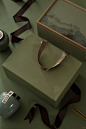 绿茶高档高端礼盒包装盒陶瓷罐双罐装包装盒 (8)