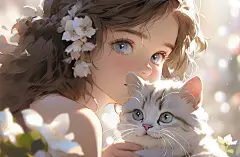 二次元人物设定 少女头像 卡通动漫人物插画临摹素材 ai绘画 游戏概念设计-淘宝网