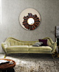 HERMES 2 Seater Sofa Modern Contemporary Furniture by BRABBU  is the result of a message that travelled through time.