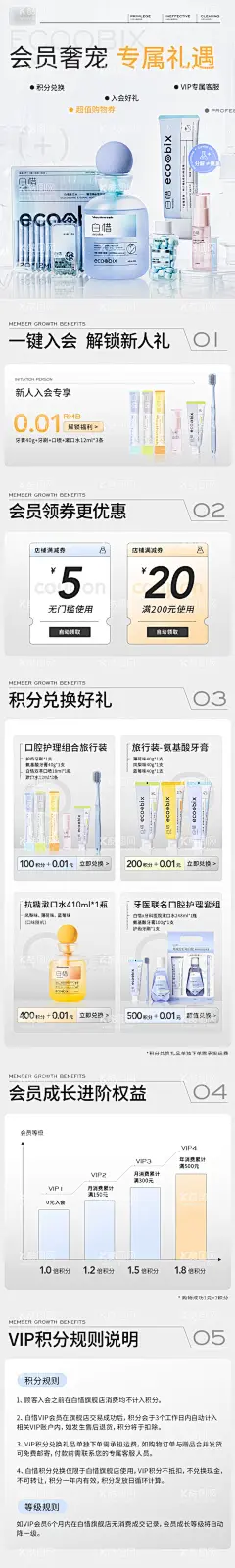 会员礼遇详情页  - 源文件下载【酷图网】电商,详情页,医美,产品,会员,礼遇,活动,简约,