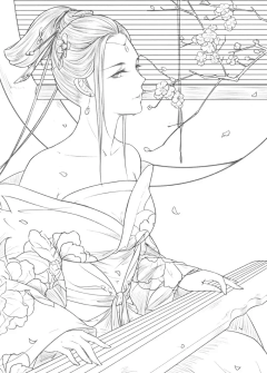 大嘴鸭头采集到插画线稿练习