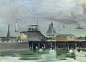 Artwork by Édouard Manet, La jetée de Boulogne, Made of oil on canvas