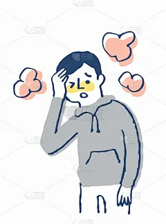 一个有各种病症的人