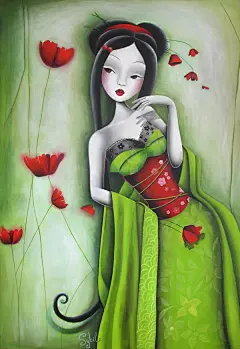 【比利时插画师Lady Sybile的插画作品欣赏】