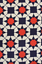 geometric dress fabric: