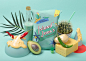 Island Jack's Branding & Packaging by Studio B.O.B. - Inspiration Grid | Design Inspiration : B.O.B. is an independent design studio based in Düsseldorf, Germany. They were commissioned by Miami-based potato chips company Island Jack´s to produce this