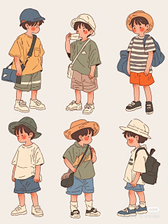 Mem0r1es采集到人物插画-穿搭