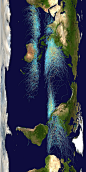 1985-2005全球热带风暴，西太平洋最为密集